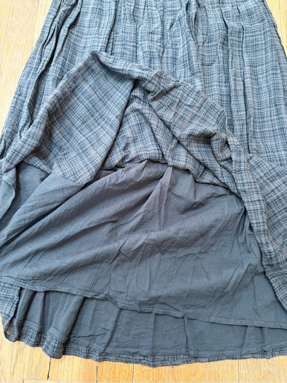 Apiece Apart Mana Midi Dress - Charcoal XS - Picture 4 of 12